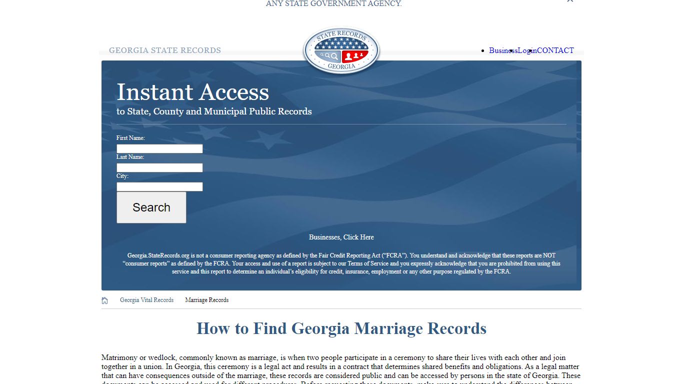 How to Find Georgia Marriage Records